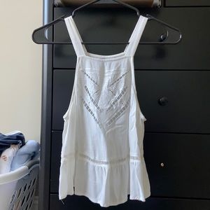 Kendall and Kylie White Babydoll Top